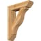 Ekena Millwork Funston Slat Rough Sawn Bracket w/ Offset Brace, Western Red Cedar, 8"W x 32"D x 40"H BKT0806X32X40FST06RWR - alternate 1